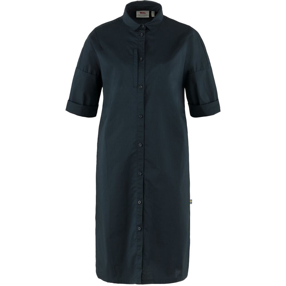 NWOT Fjällräven High Coast Shade Dress Navy Women’s L $135 Retail Gorpcore - Picture 3 of 11